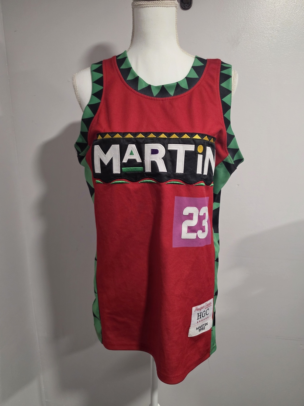 Nostalgia Co 1992 Rare Vintage 'MARTIN' TV Show Graphic Jersey Tank Size Small